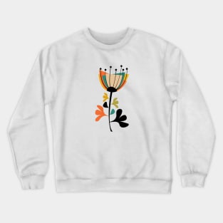 Mid Century Flower 7 Crewneck Sweatshirt